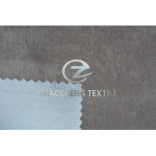 Imitation Suede Bonded with Knitting Fabric for Clothes and Curtain